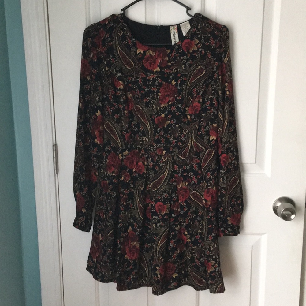 Paisley print dress